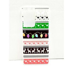 Galaxy S21 Ultra Christmas Sweater Pattern Deer Lights Hearts Phone Case
